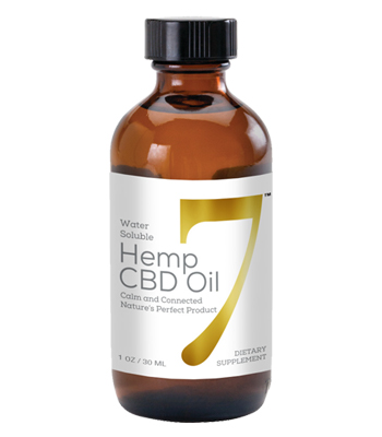 7 Hemp CBD Oil 3ml Bottle