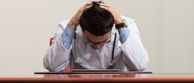 a depressed physician
