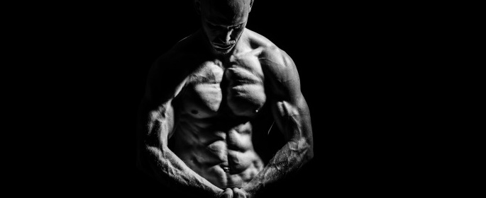 a muscled man