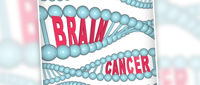 brain cancer DNA illustration