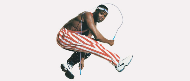 Buddy Lee jumping rope