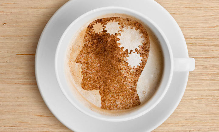 caffeine human brain