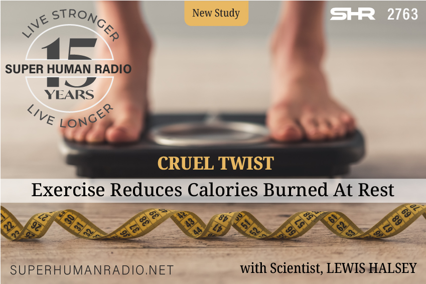 Cruel Twist: Exercise Reduces Calories Burned at Rest