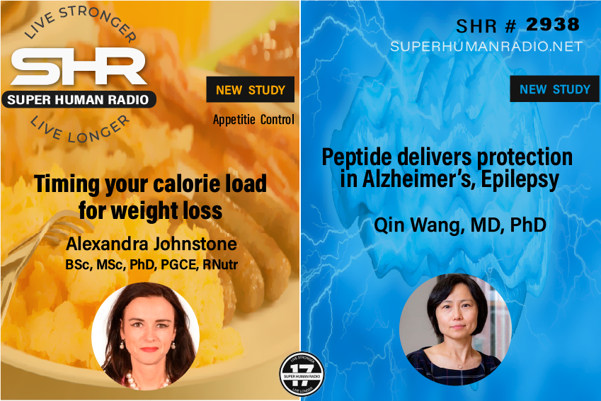 Timing Your Calorie Load for Weight Loss PLUS Peptide Delivers Protection in Alzheimer’s, Epilepsy
