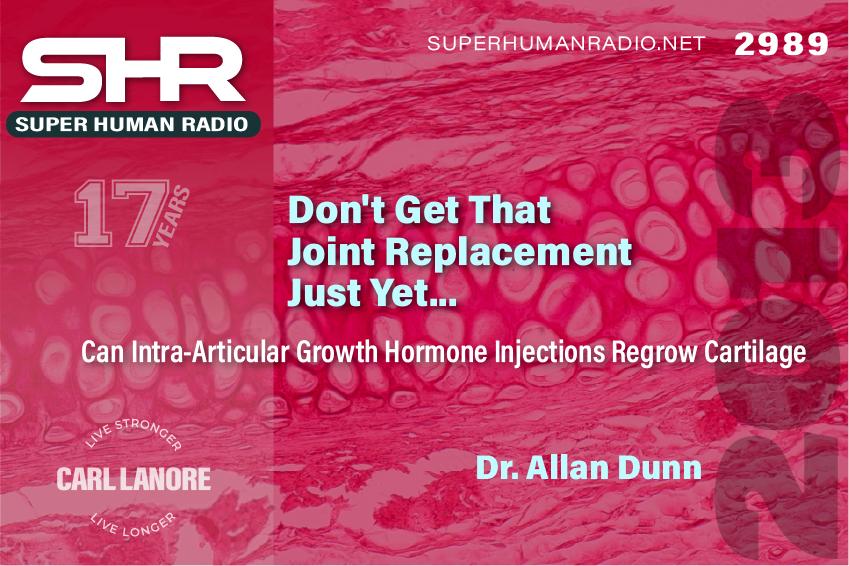 SHR #2989: Don't Get that Joint Replacement Just Yet