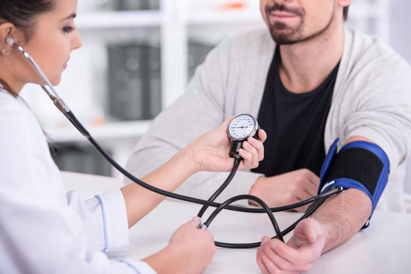blood pressure test