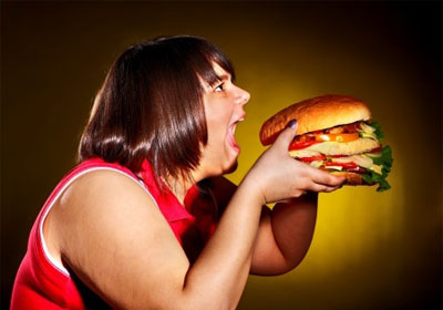 a woman with eating disorder